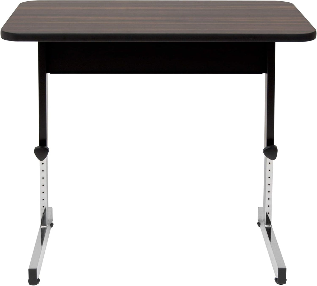 Height Adjustable Black Walnut Top Desk M4347