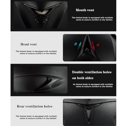 Motorcycle Bluetooth Full Face Modular Helmet with Dual Visor M671798