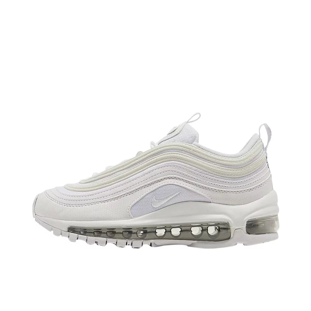 White Silver Sneaker Shoes Q6388