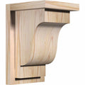 Douglas Fir Newport Smooth Corbel with Backplate G809266