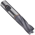 Carbide Square Nose End Mill, TiAlN Finish, 4 Flutes, 2.5x22 Overall J23833