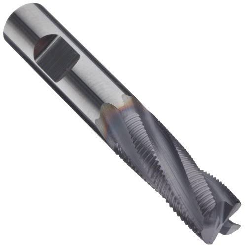 Carbide Square Nose End Mill, TiAlN Finish, 4 Flutes, 2.5x22 Overall J23833