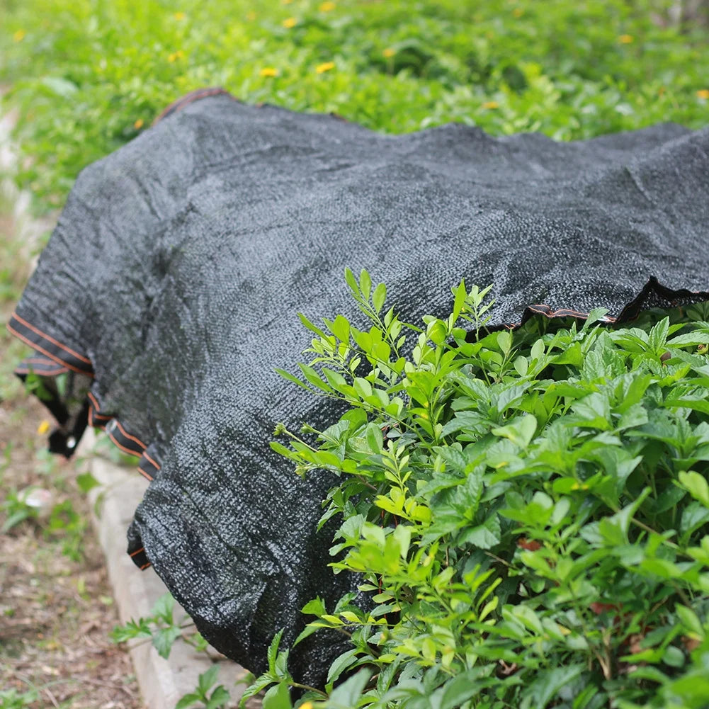 Black UV Resistant Garden Shade Mesh Tarp L505