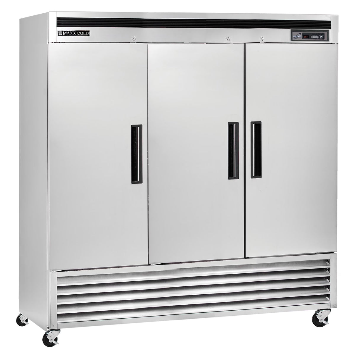 Triple Door Reach-In Refrigerator, Bottom Mount, 81"W, 72 cu. ft., Stainless Steel F249097