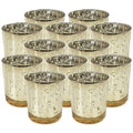 Mercury Glass Votive Candle Holders Set of 12 F589912