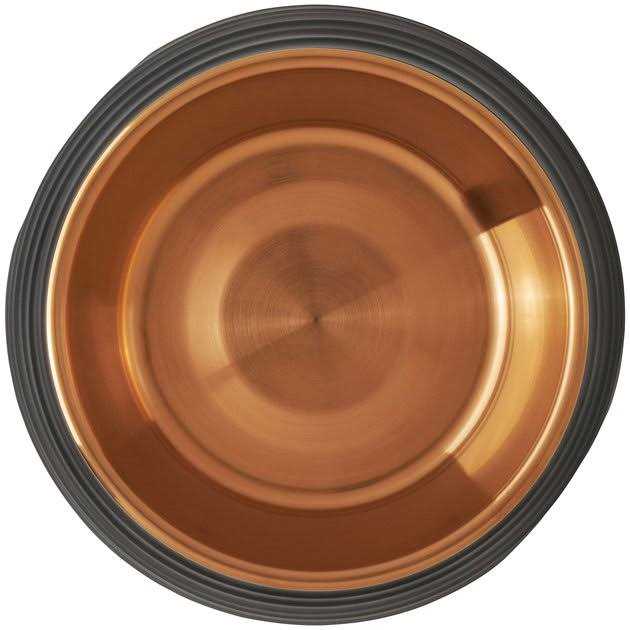 Matte Black Stainless Steel Dog & Cat Bowl T5439