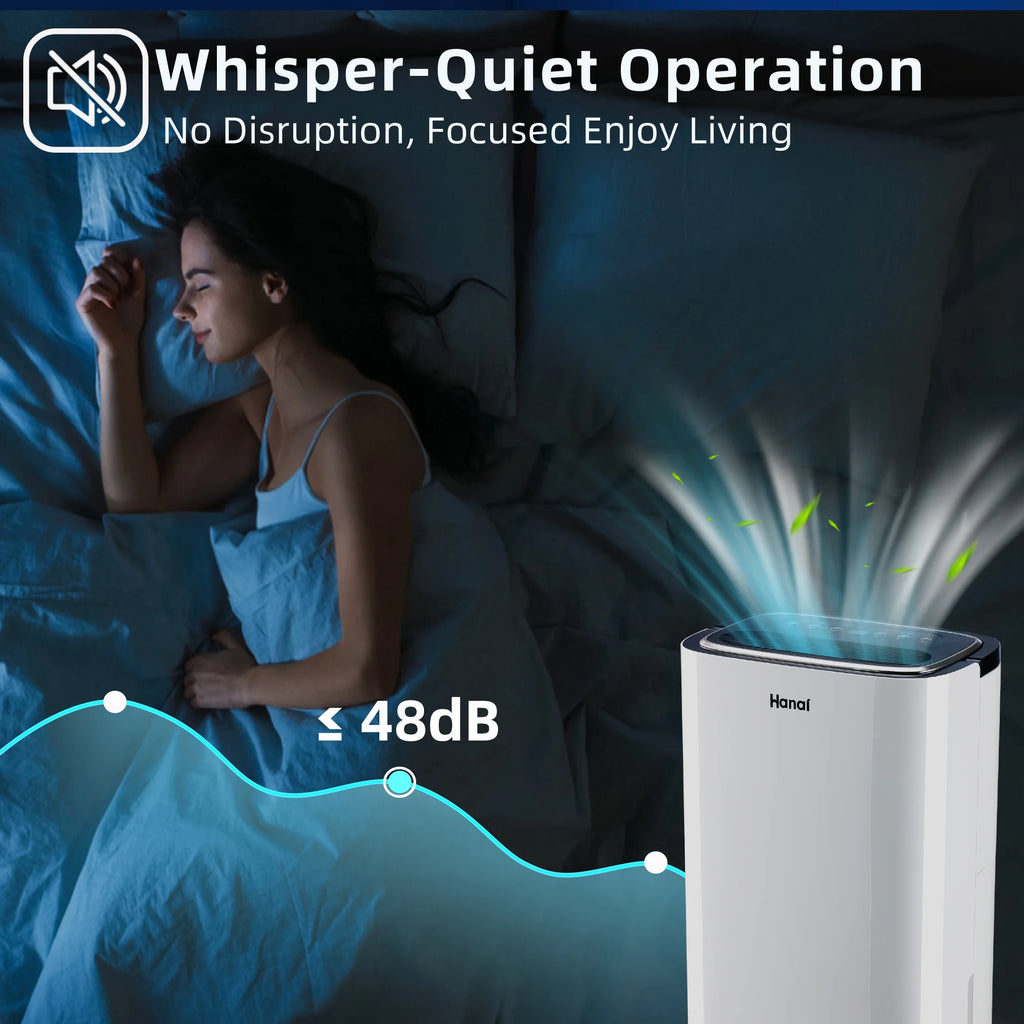 22 Pints Portable Dehumidifier with Drain Hose M225