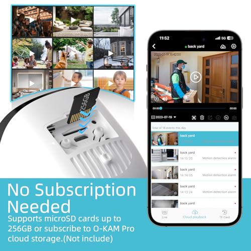 5G/2.4G Wireless Security Cameras 4Pack O984901