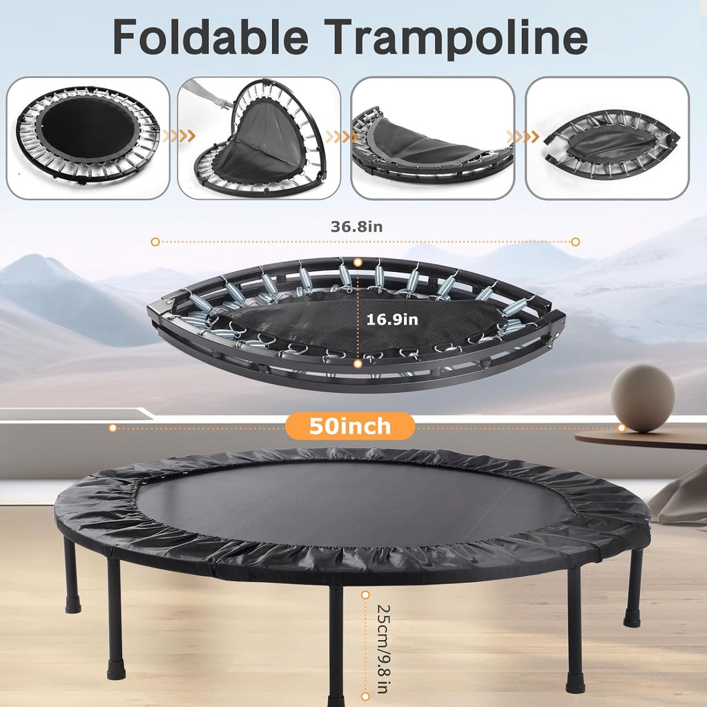 40/50" Foldable Mini Exercise Trampoline M20698
