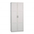 White 2 Door Storage Cabinet Y809