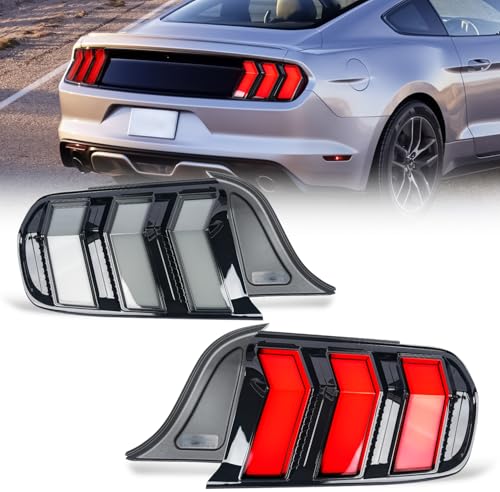 Colorful Tail Lights Assembly with Sequential Turn Signal B8284