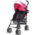 Folding Lightweight Umbrella Stroller with Storage Basket Black B482201