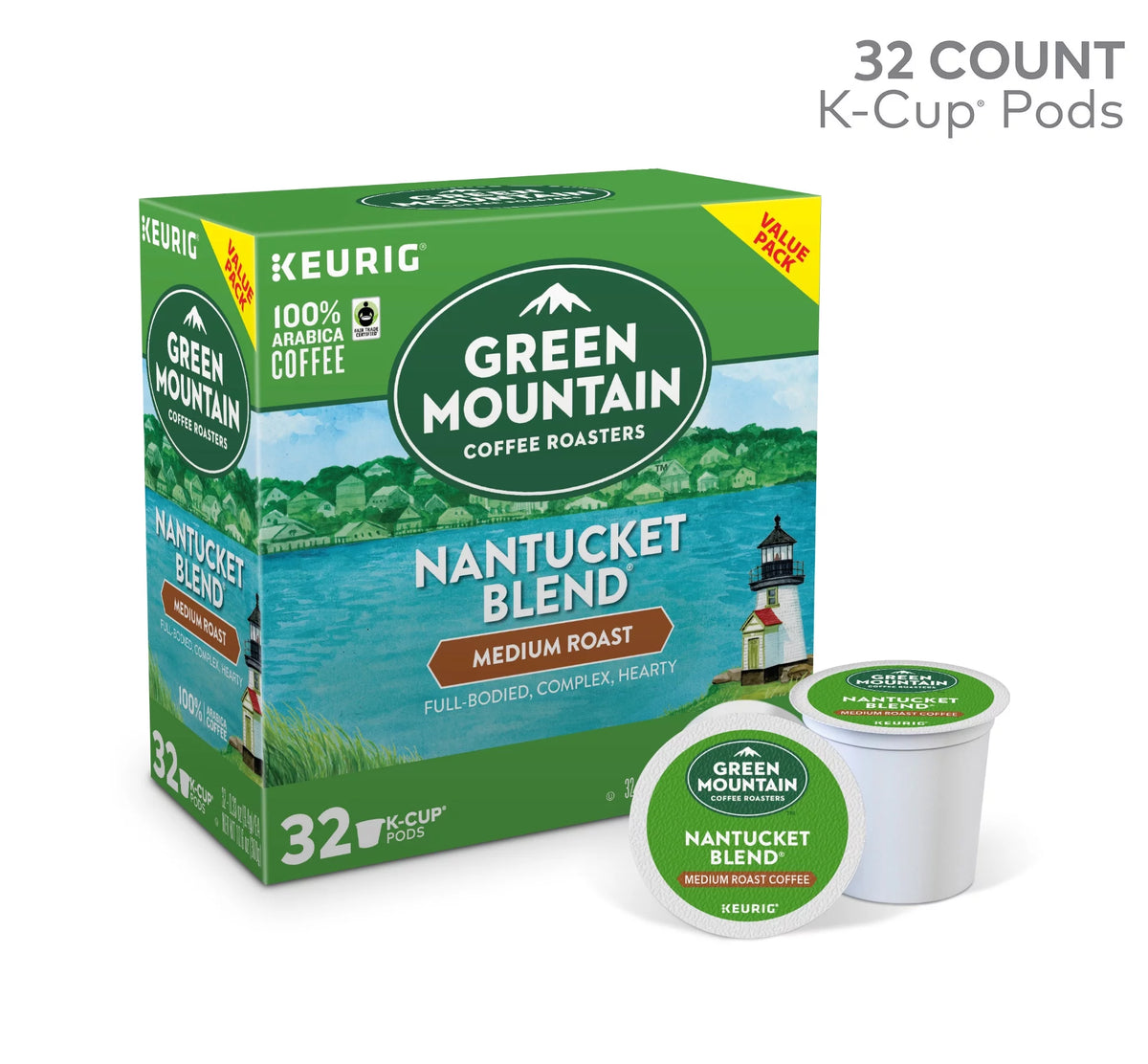 32 Count Medium Roast K-Cup Pods K884782