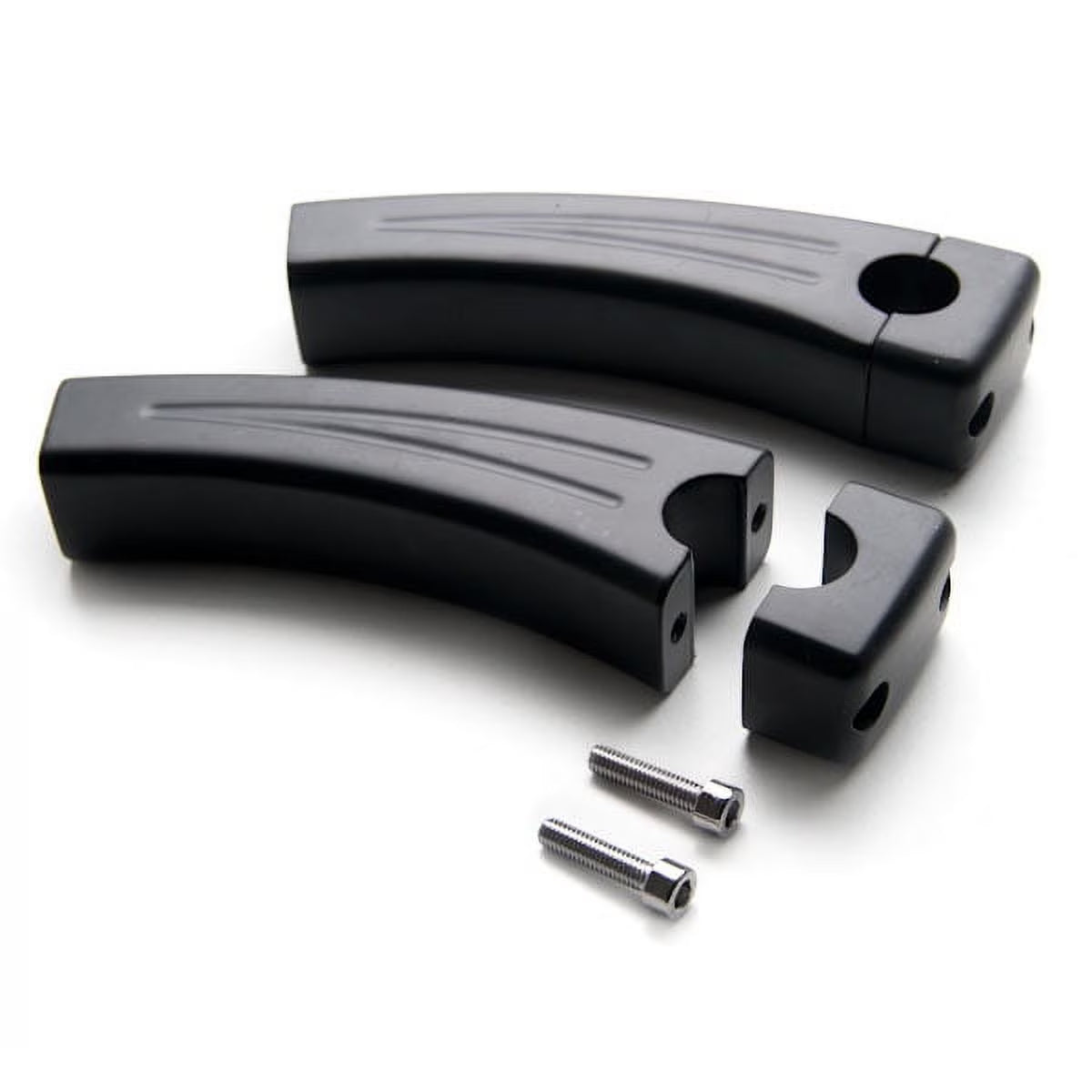 5.5" Black Bike Handlebar Pullback Risers 7/8" N97448