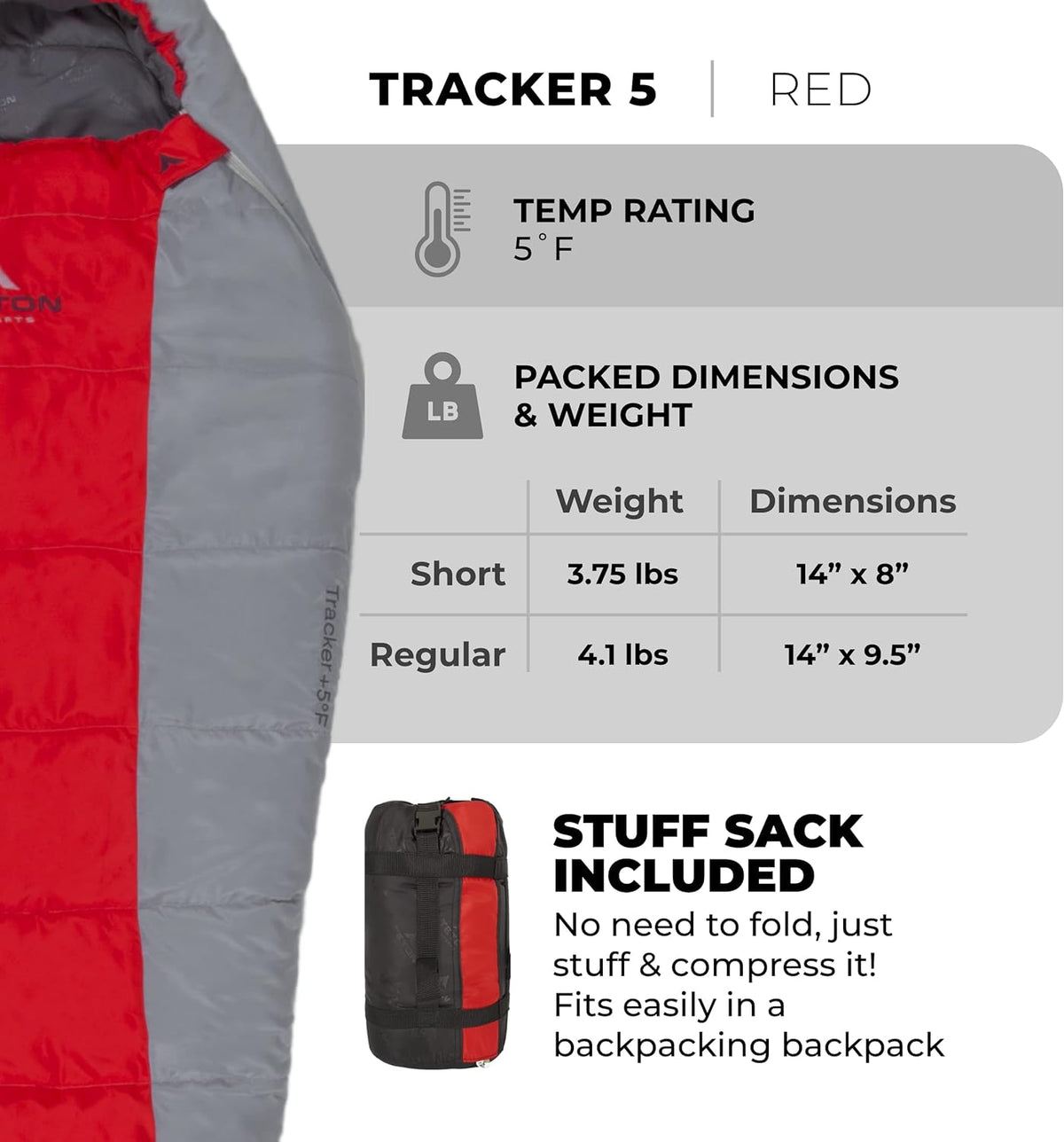 Lightweight Mummy Sleeping Bag B13116