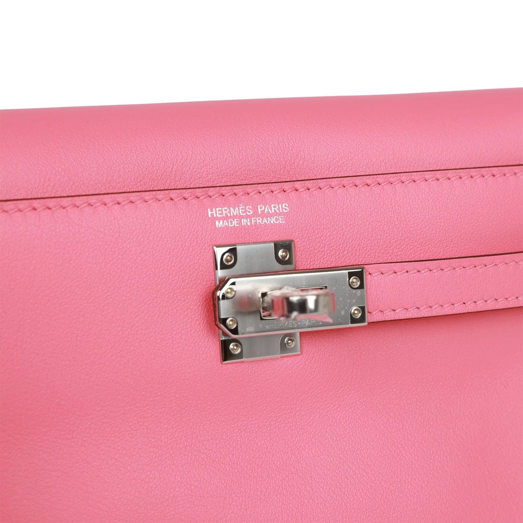 Rose Azalee Palladium Hardware Handbag M1997