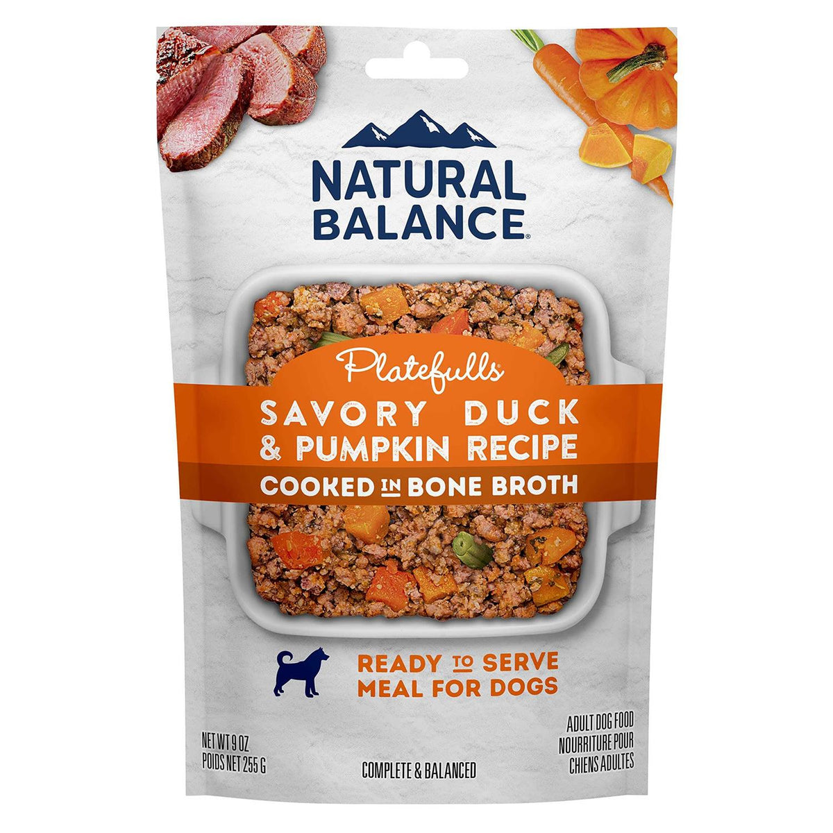 Savory Duck & Pumpkin Recipe Wet Dog Food O36859