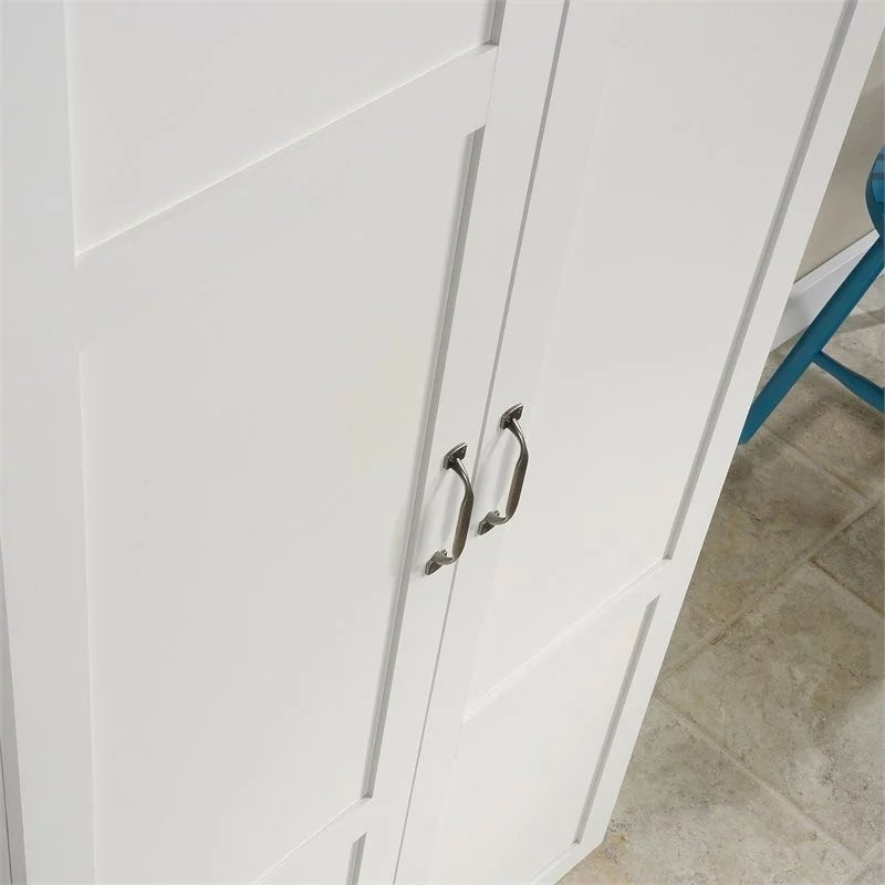 White 2 Door Storage Cabinet Y809