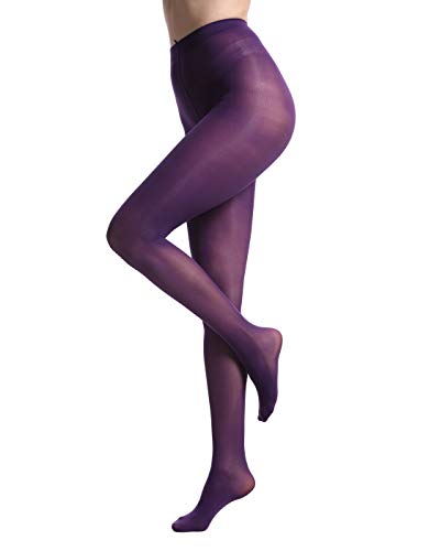 80 Denier Microfibre Semi Opaque High Waist Footed Pantyhose L49293