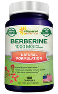 Pure Berberine Supplement 1000 mg 180 Veggie Capsules D317