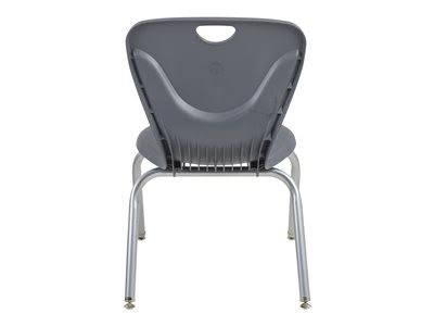 Gray Contour Swivel Glide Chair 4-Pack L731
