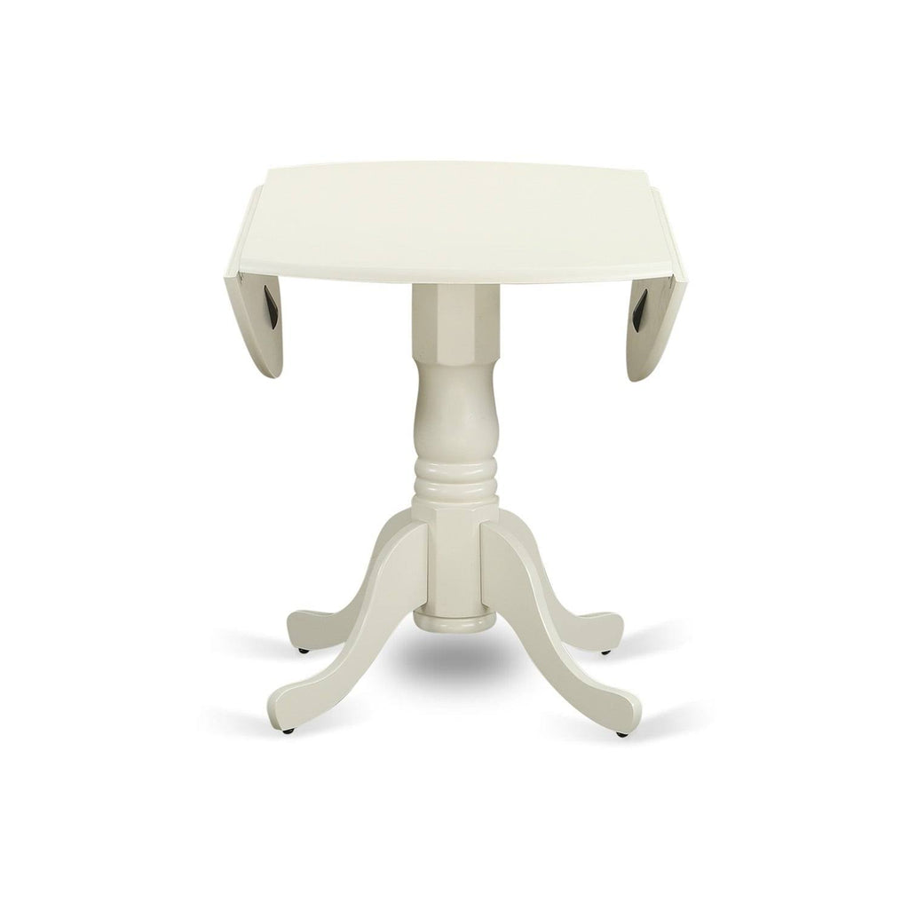 5pc Dining Set with Square Dinette Table and Four Linen Seat Kitchen Chairs Y934