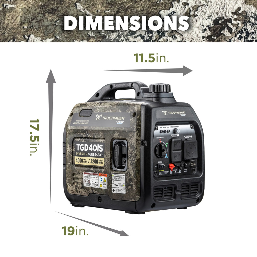 4000-Watt Gasoline Powered Inverter Generator I34415