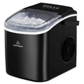 Black Self-Cleaning Countertop Ice Maker with Ice Scoop and Basket H243