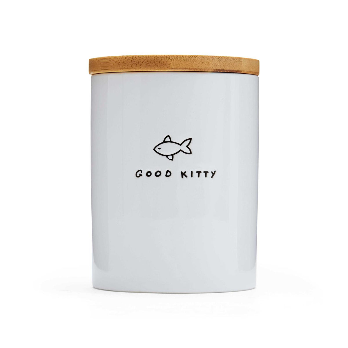 Ceramic Cat Treat Jar Q441811