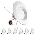 5/6in 14W Dimmable LED Recessed Light 6 Pack I987437
