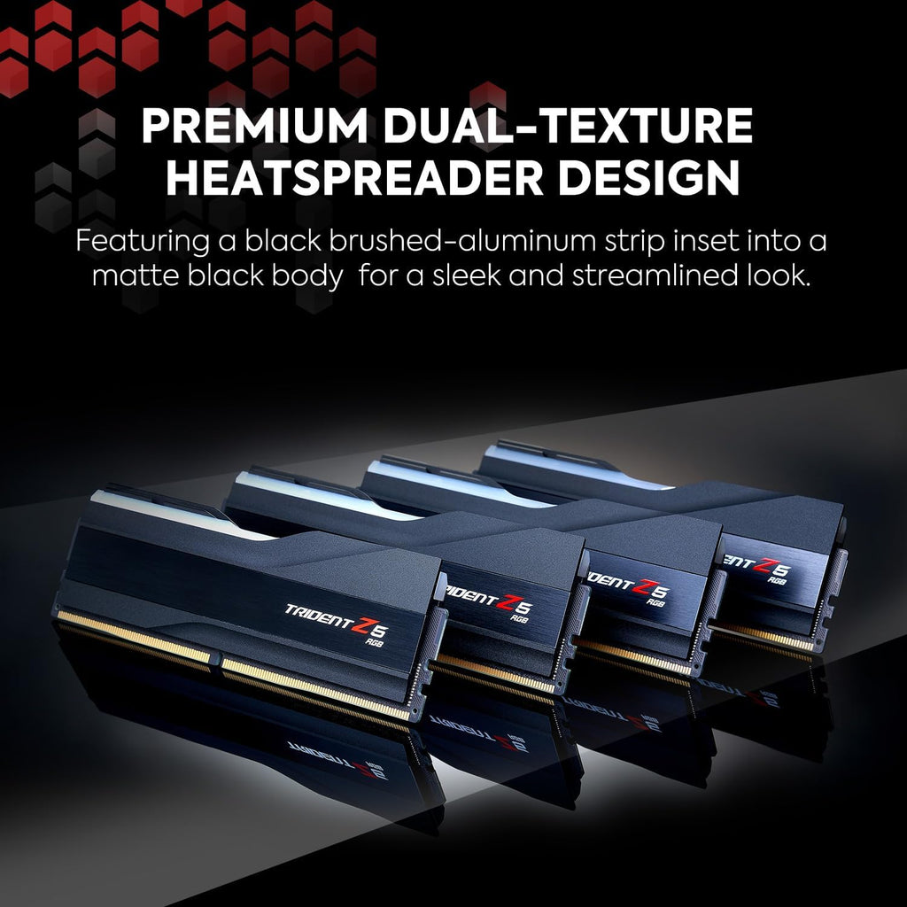 DDR5 RAM 32GB (2x16GB) 5600MT/s CL28-34-34-89 Matte Black Desktop Computer Memory P938059