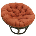 Rattan Papasan Chair with Micro Suede Cushion R933993