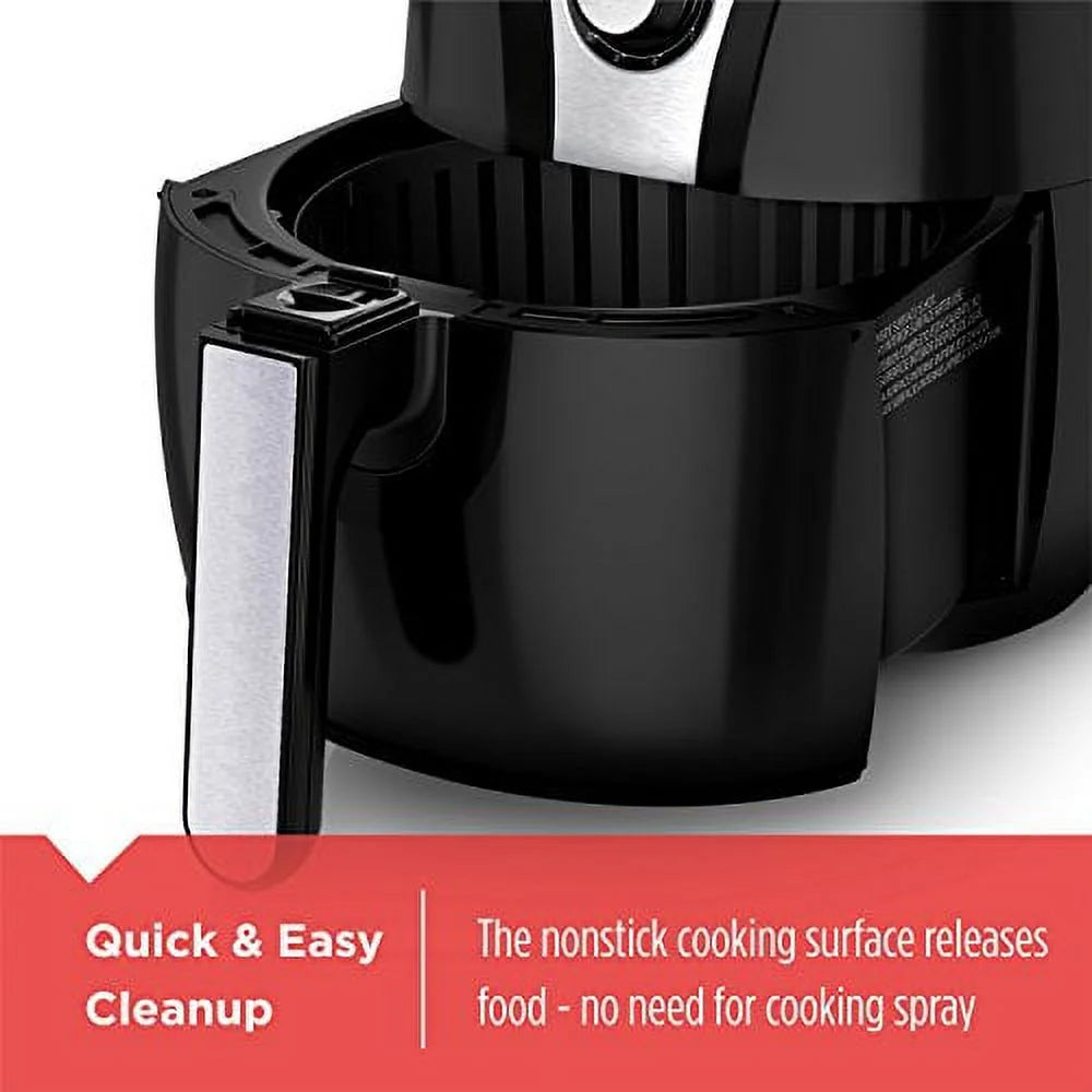 2-Liter Black/Stainless Steel Air Fryer U7063