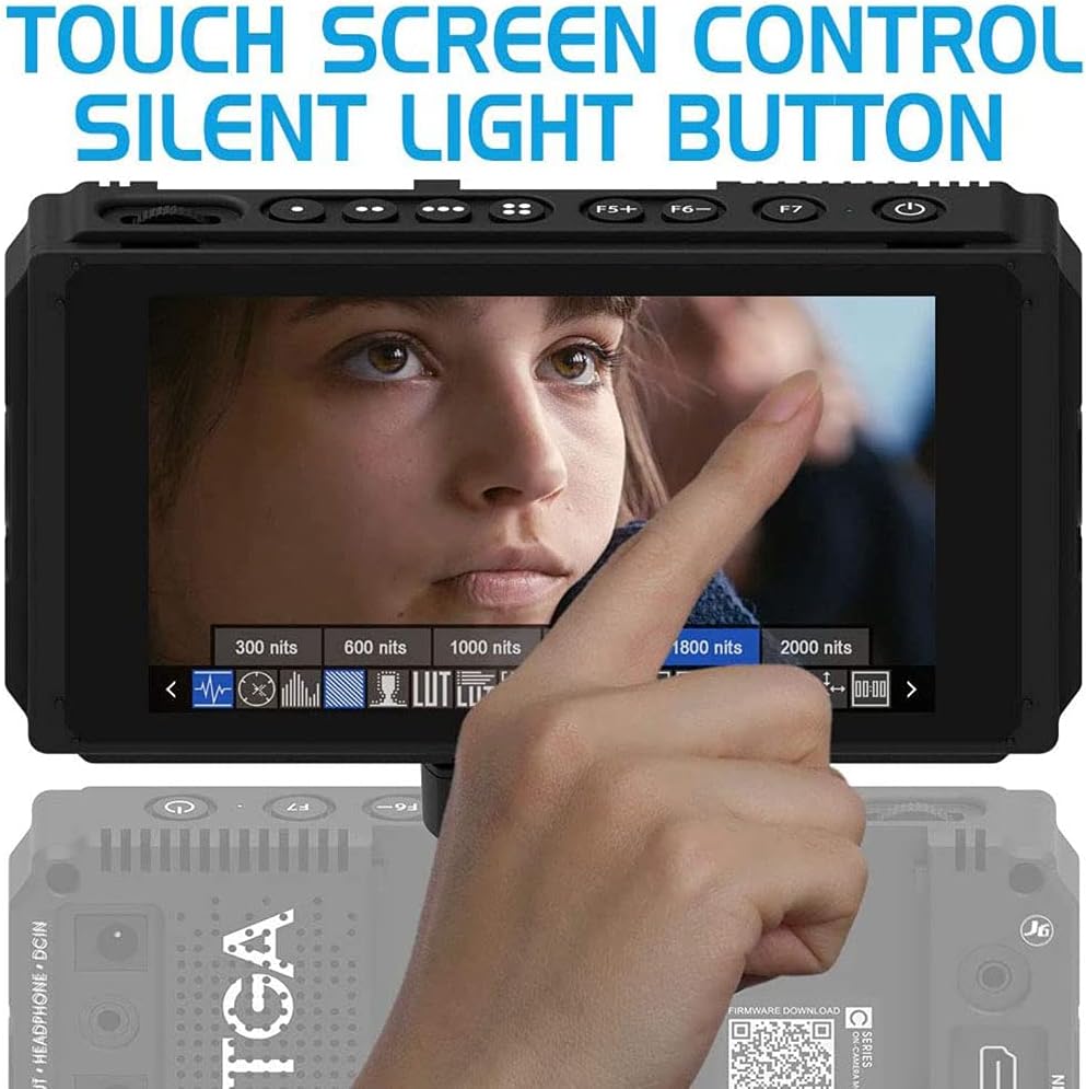 5 Inch IPS DSLR Camera Field Monitor 2000nit Touch Screen 4K HDMI U647211