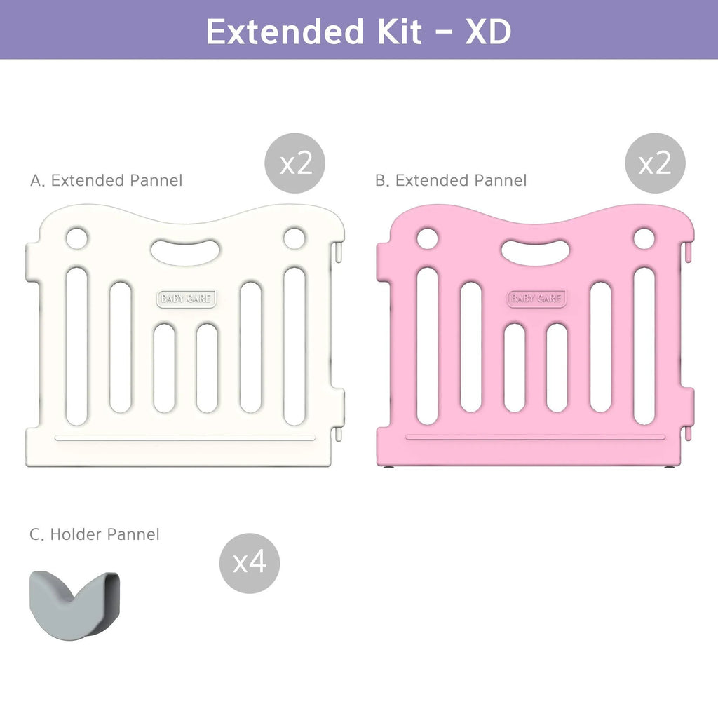 Pink 25-inch Playpen Gate Extension Kit Q344743