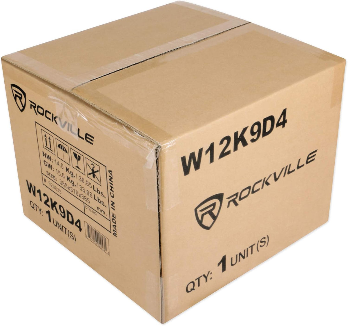 12 4000 Watt Car Audio Subwoofer with Vented Sub Box Enclosure L60183