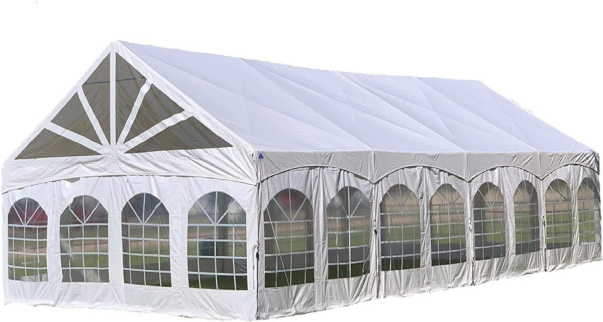 40'x20' PE Marquee Tent Gazebo Shelter with Storage Bags V329006