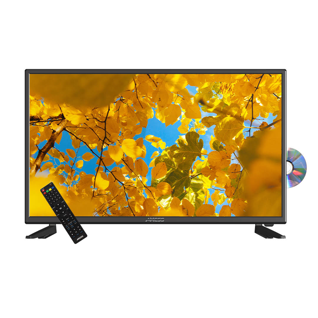 32x22 LED TV with DVD Player 720p Black Q9083