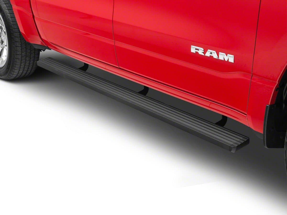 Black Running Boards Compatible with 19-22 RAM 1500 Crew Cab L91064