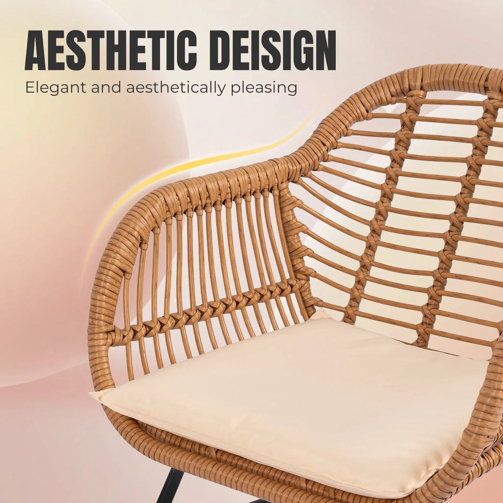 3-Piece Beige Patio Conversation Set G32168