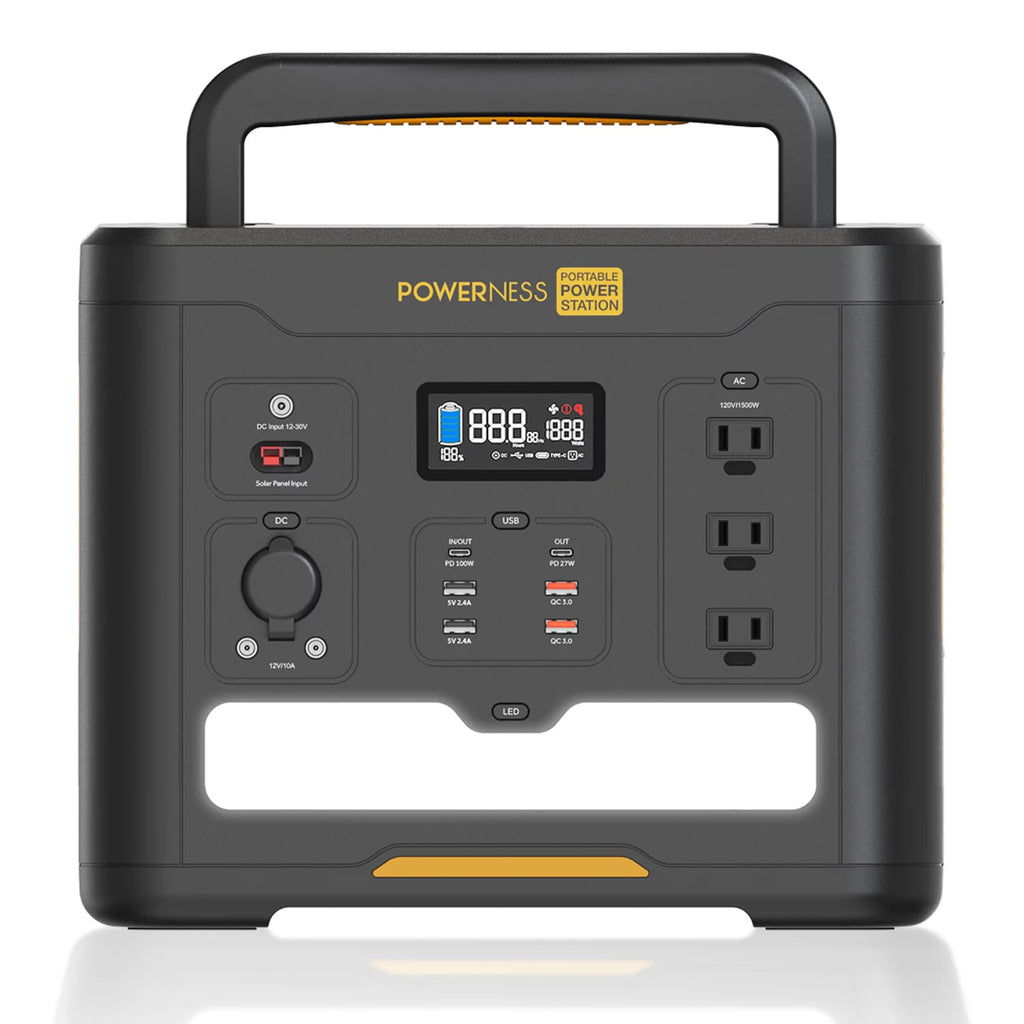 Portable Power Station 1536Wh LiFePO4 with 1500W AC Outlets P47807