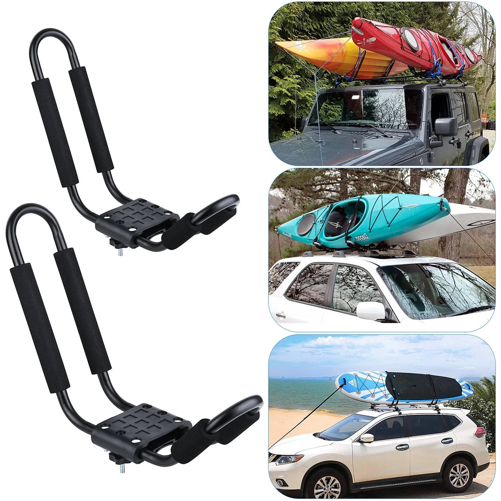 Kayak Roof Rack with 4 Ropes V571