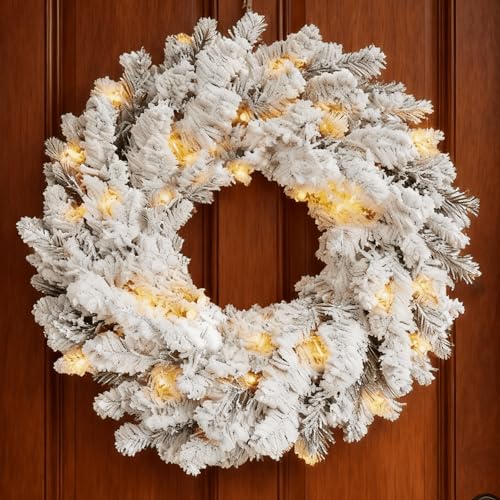 Green Artificial Christmas Wreath with Bell Bow and Pine Cones D195549
