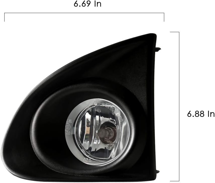 For Toyota AXIO 2013 2014 2015 Car Fog Lights DRL Lamps H162098