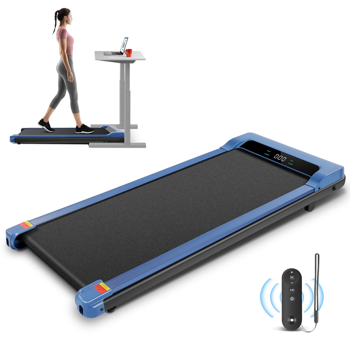 2.5HP Under Desk Treadmill with LED Display D94266