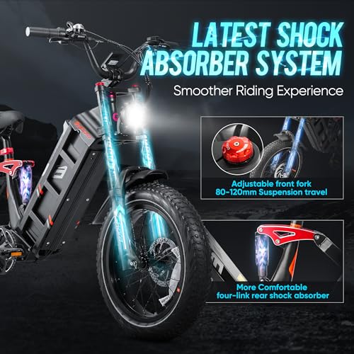 Electric Bike 20" Fat Tire Full Suspension with Dual Hydraulic Brakes E32527