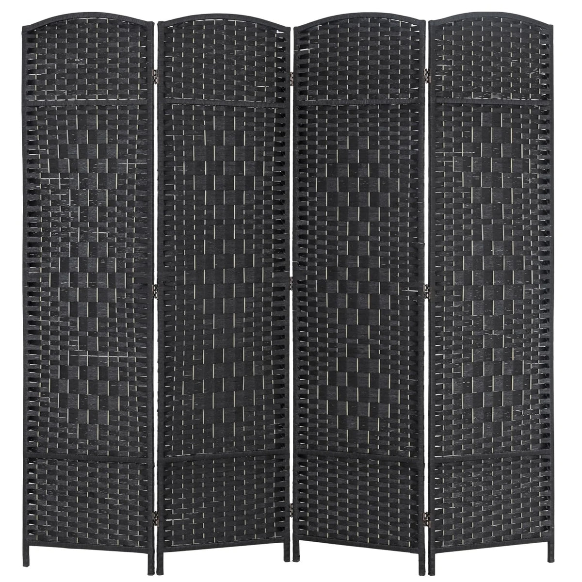 4 Panel 6Ft Folding Privacy Room Divider N54047