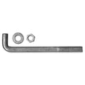 Anchor Bolt with Plain Nuts and Washers, 1/2x22x18 I511