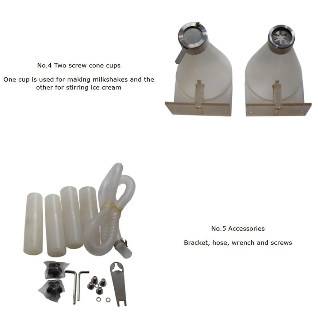 Electric Fruit Ice Cream Machine Juice Yogurt Milkshake Mixer C93394