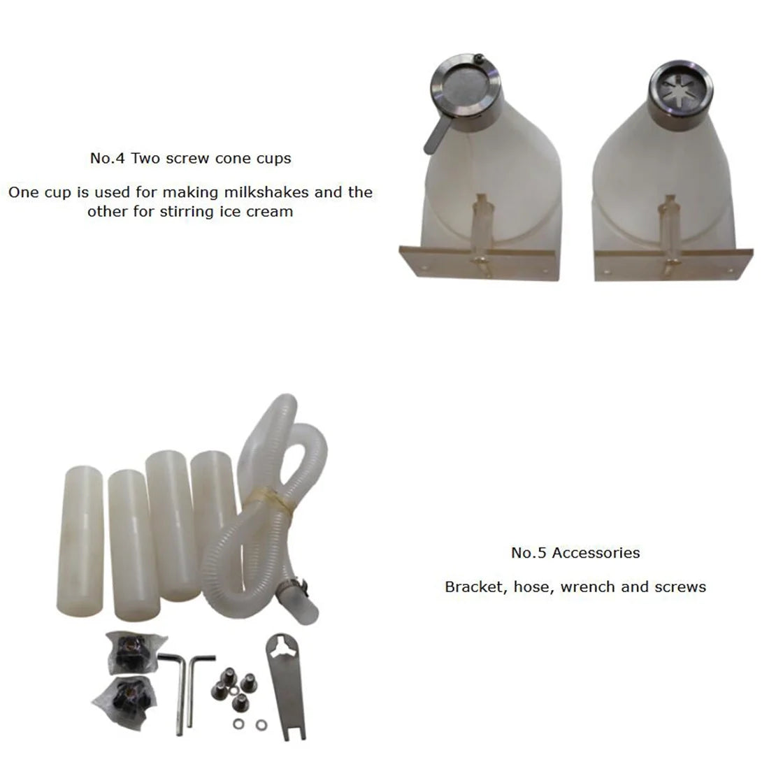 Electric Fruit Ice Cream Machine Juice Yogurt Milkshake Mixer C93394